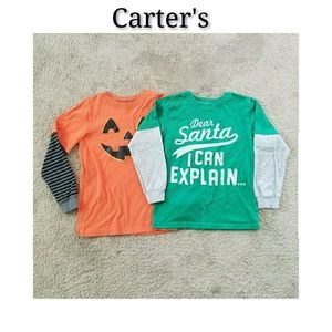 *2 for 1* Boy's Carter's shirts
